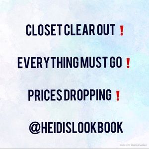Looking to really downsize my closet! 💕